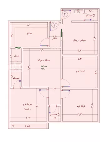 شقة للبيع في شارع الواحة, حي الواحة, مدينة جدة, منطقة مكة المكرمة صورة 2