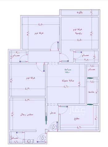 شقة للبيع في شارع الواحة, حي الواحة, مدينة جدة, منطقة مكة المكرمة صورة 3