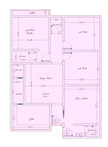 شقة للبيع في شارع الواحة, حي الواحة, مدينة جدة, منطقة مكة المكرمة صورة 5