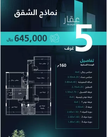 شقة للبيع في شارع السباحه, حي مشرفة, مدينة جدة, منطقة مكة المكرمة صورة 2