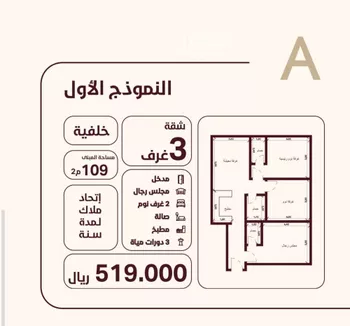 شقة للبيع في شارع المغفره, حي الحمراء, مدينة جدة, منطقة مكة المكرمة صورة 2