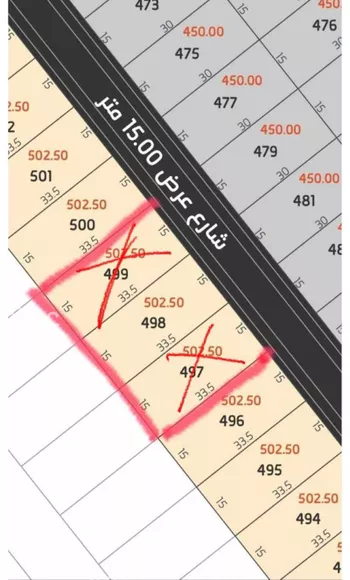 أرض للبيع في شارع 6090021, حي القدس, مدينة الرس, منطقة القصيم صورة 3