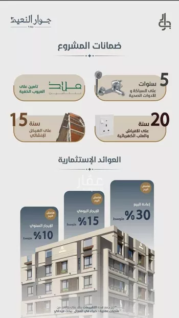 عمارة للبيع في شارع ابو مصعب الاسدي, حي النعيم, مدينة جدة, منطقة مكة المكرمة صورة 2