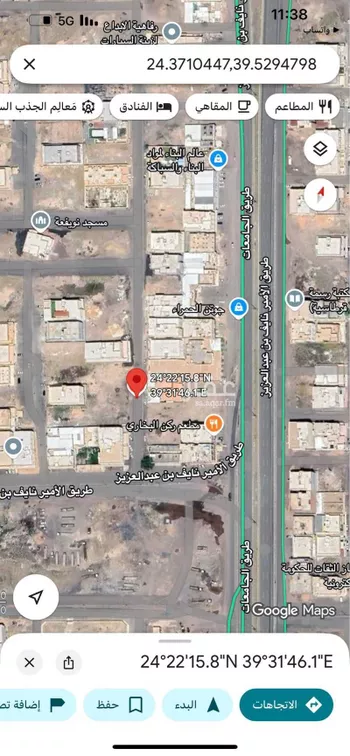 أرض للبيع في شارع عبدالله ابن زيد ابن عاصم, حي ورقان, مدينة المدينه المنوره, منطقة المدينة المنورة صورة 2
