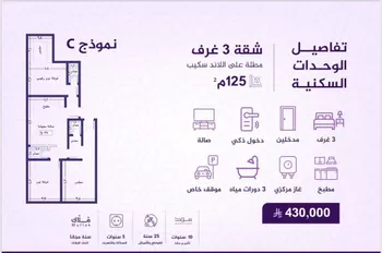 شقة للبيع في حي الفيحاء, مدينة جدة, منطقة مكة المكرمة صورة 2