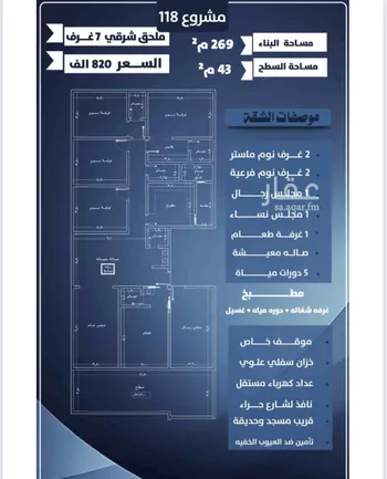 شقة للبيع في حي النزهة, مدينة جدة, منطقة مكة المكرمة صورة 3
