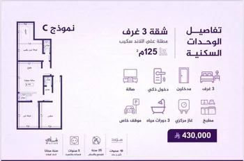شقة للبيع في شارع احمد بن عيسى الرومي, حي الفيحاء, مدينة جدة, منطقة مكة المكرمة صورة 4
