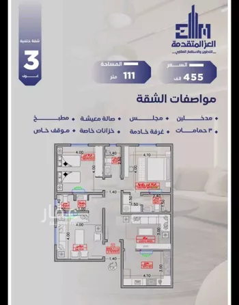 شقة للبيع في شارع منارة باب السلام, حي السلامة, مدينة جدة, منطقة مكة المكرمة صورة 4