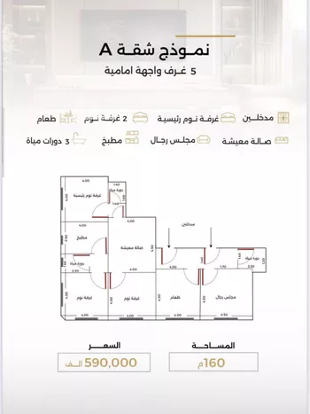 شقة للبيع في حي الصفاء, مدينة جدة, منطقة مكة المكرمة صورة 5