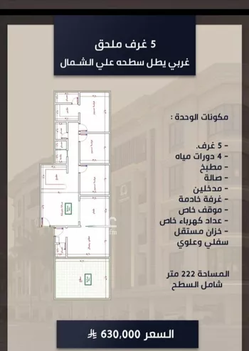 شقة للبيع في شارع الامير عبدالمجيد, حي الصواري, مدينة جدة, منطقة مكة المكرمة صورة 5