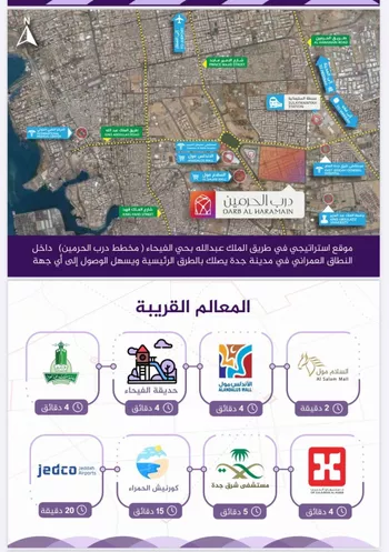 شقة للبيع في شارع طريق الملك عبدالله, حي الفيحاء, مدينة جدة, منطقة مكة المكرمة صورة 4