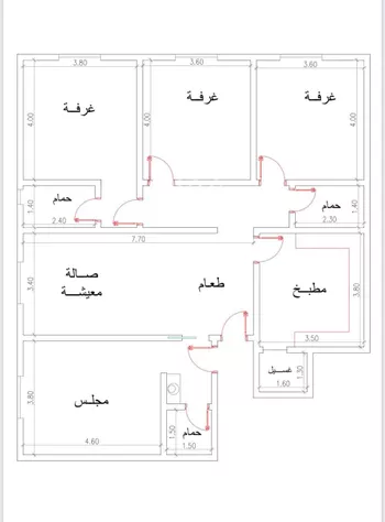 شقة للبيع في شارع محمد بن اسعد العظم, حي النزهة, مدينة جدة, منطقة مكة المكرمة صورة 2