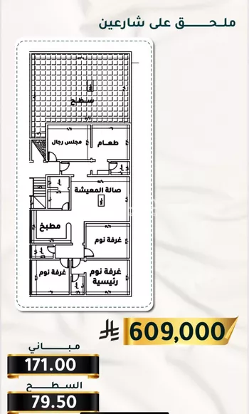 شقة للبيع في شارع الاسود, حي الثغر, مدينة جدة, منطقة مكة المكرمة صورة 4