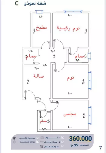 شقة للبيع في شارع غلبون بن الحسن, حي الصفاء, مدينة جدة, منطقة مكة المكرمة