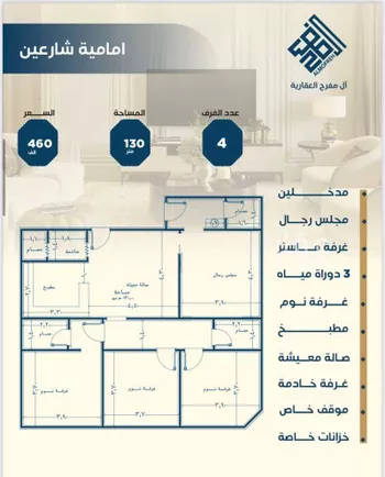 شقة للبيع في شارع ابن الشرف, حي الجامعة, مدينة جدة, منطقة مكة المكرمة صورة 2