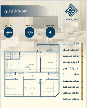 شقة للبيع في شارع ابن الشرف, حي الجامعة, مدينة جدة, منطقة مكة المكرمة صورة 4
