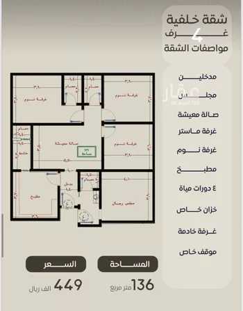 شقة للبيع في شارع ظعفرانه, حي النزهة, مدينة جدة, منطقة مكة المكرمة صورة 2