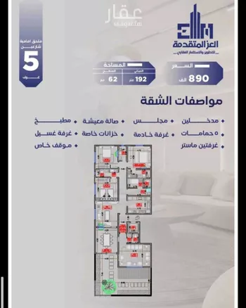 شقة للبيع في حي السلامة, مدينة جدة, منطقة مكة المكرمة