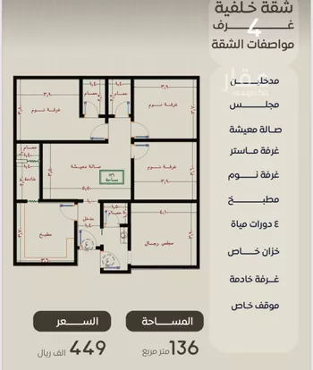 شقة للبيع في شارع خداش ابن حصين, حي النزهة, مدينة جدة, منطقة مكة المكرمة صورة 5