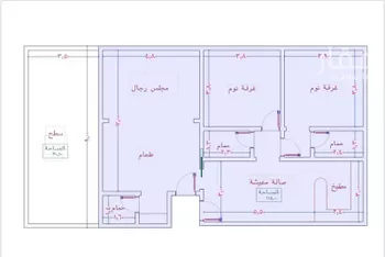 شقة للبيع في شارع وادي وتوب, حي النزهة, مدينة جدة, منطقة مكة المكرمة صورة 2