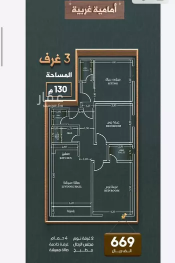 شقة للبيع في شارع خلاصة الزهر, حي النهضة, مدينة جدة, منطقة مكة المكرمة صورة 5