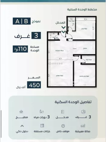 شقة للبيع في شارع الامير سلطان فرعي, حي الزهراء, مدينة جدة, منطقة مكة المكرمة صورة 3