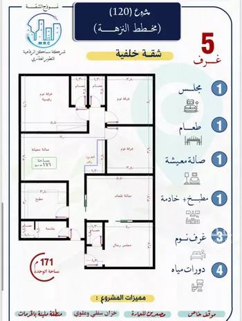 شقة للبيع في شارع التونس, حي النزهة, مدينة جدة, منطقة مكة المكرمة