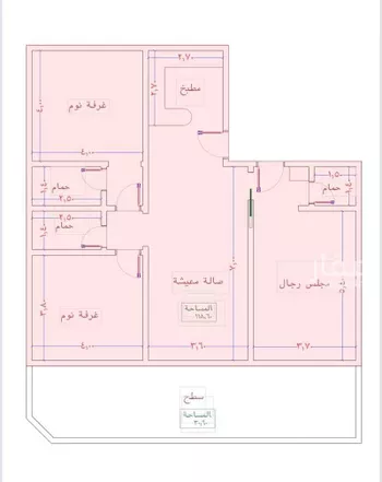 شقة للبيع في شارع وادي وتوب, حي النزهة, مدينة جدة, منطقة مكة المكرمة صورة 3