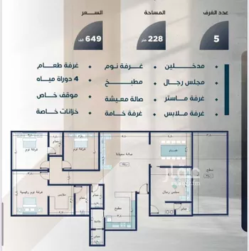 شقة للبيع في شارع نبهان الثمار, حي النزهة, مدينة جدة, منطقة مكة المكرمة صورة 2