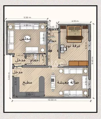 شقة للبيع في شارع الواحة, حي الواحة, مدينة جدة, منطقة مكة المكرمة صورة 3