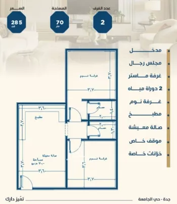 شقة للبيع في شارع ابن الشرف, حي الجامعة, مدينة جدة, منطقة مكة المكرمة صورة 3