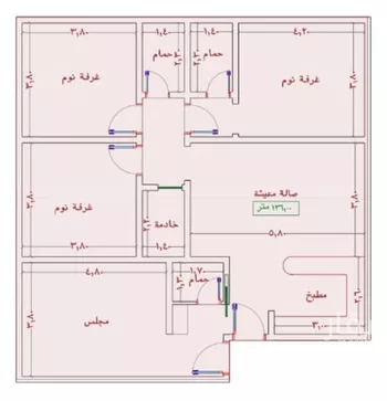 شقة للبيع في شارع السامر, حي الواحة, مدينة جدة, منطقة مكة المكرمة صورة 3