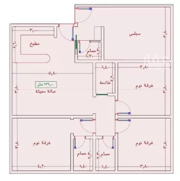 شقة للبيع في شارع السامر, حي الواحة, مدينة جدة, منطقة مكة المكرمة صورة 4