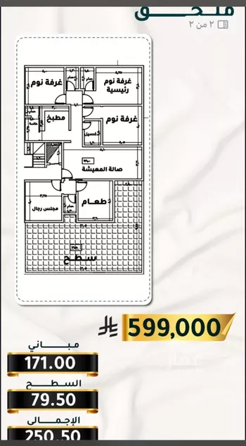 شقة للبيع في شارع الاسود, حي الثغر, مدينة جدة, منطقة مكة المكرمة صورة 3
