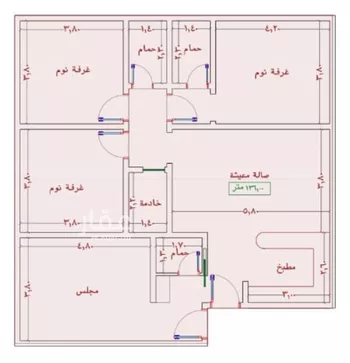 شقة للبيع في شارع السامر, حي الواحة, مدينة جدة, منطقة مكة المكرمة صورة 3