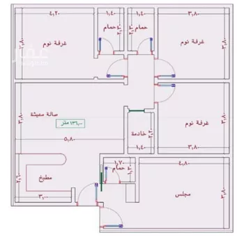 شقة للبيع في شارع السامر, حي الواحة, مدينة جدة, منطقة مكة المكرمة