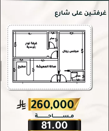 شقة للبيع في شارع الاسود, حي الثغر, مدينة جدة, منطقة مكة المكرمة صورة 3