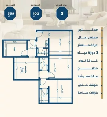 شقة للبيع في شارع ابن الشرف, حي الجامعة, مدينة جدة, منطقة مكة المكرمة صورة 5