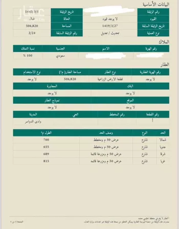 مزرعة للبيع في شارع 0000, مدينة وادي الدواسر, منطقة الرياض صورة 3