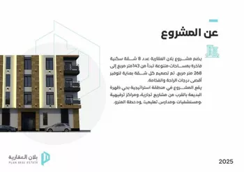 شقة للبيع في شارع معاوية بن ابي سفيان, حي ظهرة البديعة, مدينة الرياض, منطقة الرياض