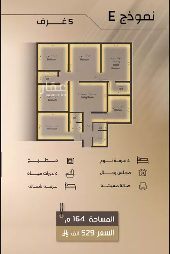 شقة للبيع في شارع زيد بن قيس, حي الفيصلية, مدينة جدة, منطقة مكة المكرمة