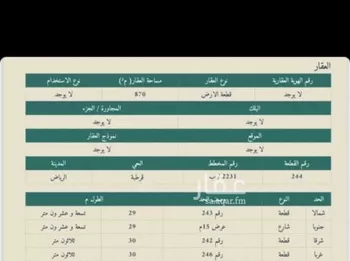 أرض للبيع في شارع جبل مرة, حي قرطبة, مدينة الرياض, منطقة الرياض صورة 2