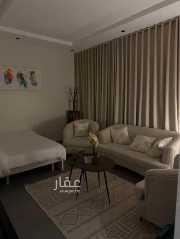 استديو مفروش للحجز في شارع أبحر, حي الملقا, الرياض