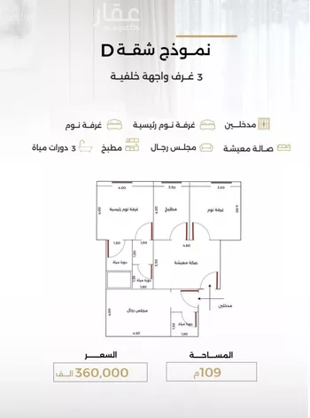 شقة للبيع في شارع أحمد بن طلحه, حي الصفاء, مدينة جدة, منطقة مكة المكرمة صورة 2