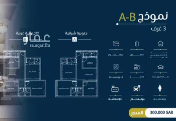 شقة للبيع في شارع عمر بن وهب, حي الريان, مدينة جدة, منطقة مكة المكرمة