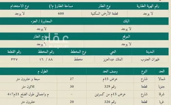 أرض للبيع في حي الملك عبدالعزيز, مدينة ظهران الجنوب, منطقة عسير صورة 3