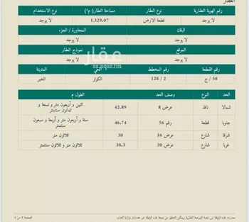 أرض للبيع في شارع ابن الياسميني, حي الكوثر, مدينة الخبر, المنطقة الشرقية صورة 2