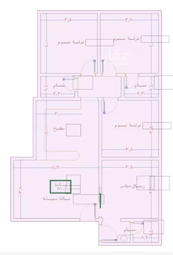 شقة للبيع في شارع الامير عبدالمجيد, حي الصواري, مدينة جدة, منطقة مكة المكرمة صورة 3