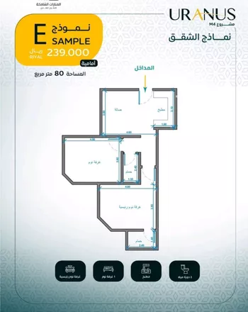 شقة للبيع في شارع عبيد بن ابي مريم, حي الريان, مدينة جدة, منطقة مكة المكرمة صورة 2
