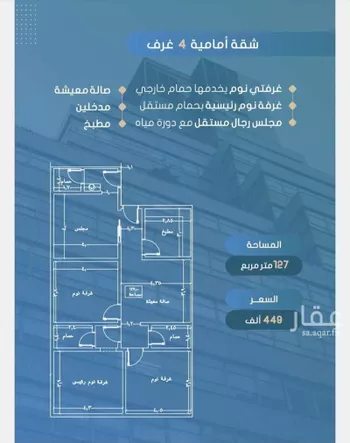 شقة للبيع في شارع أحمد بن خلف, حي الصواري, مدينة جدة, منطقة مكة المكرمة صورة 5